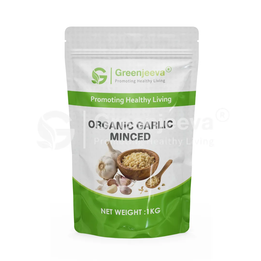 Organic Garlic Minced Pouch Organic Garlic Minced Pouch